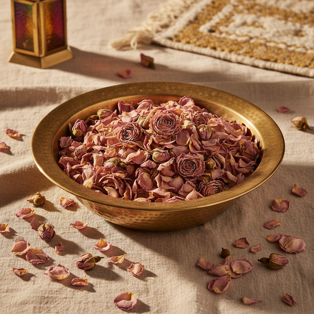 Rose de Damas Bio — Pétales & Boutons